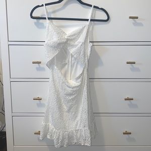 Small white cutout dress